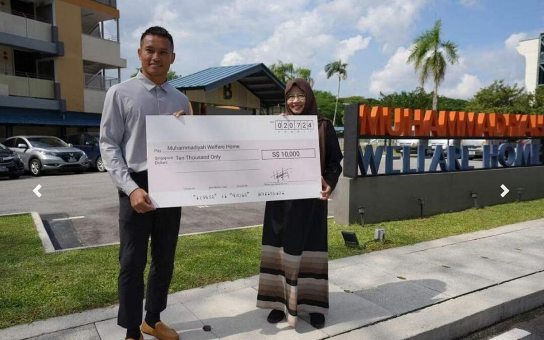 Singapore footballer Hassan Sunny donates $10,000 from China fans to charity